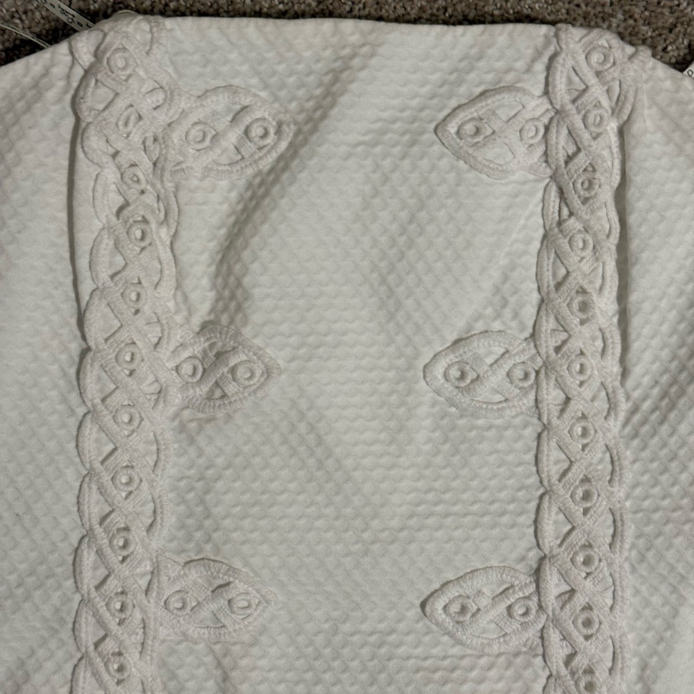 LILLY PULITZER Elegant White Embroidered Lace Dress Women’s Size S - Picture 13 of 16